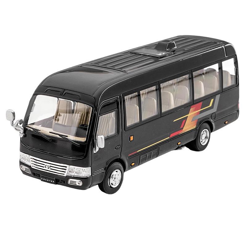 1/64 Toyota Coaster BUS Alloy Car Diecasts & Toy Vehicles Car Model Miniature Scale Model Car for Children
