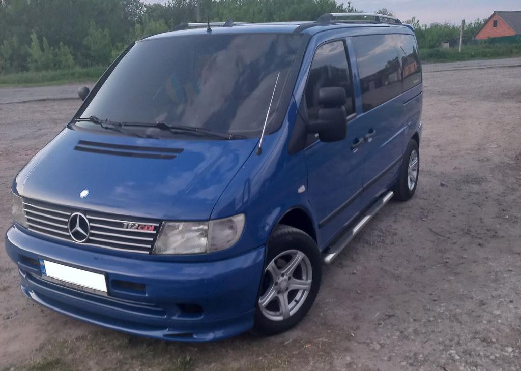 Lower Bumper Trim Brabos Style (for Painting) for Mercedes Vito W638 1996-2003