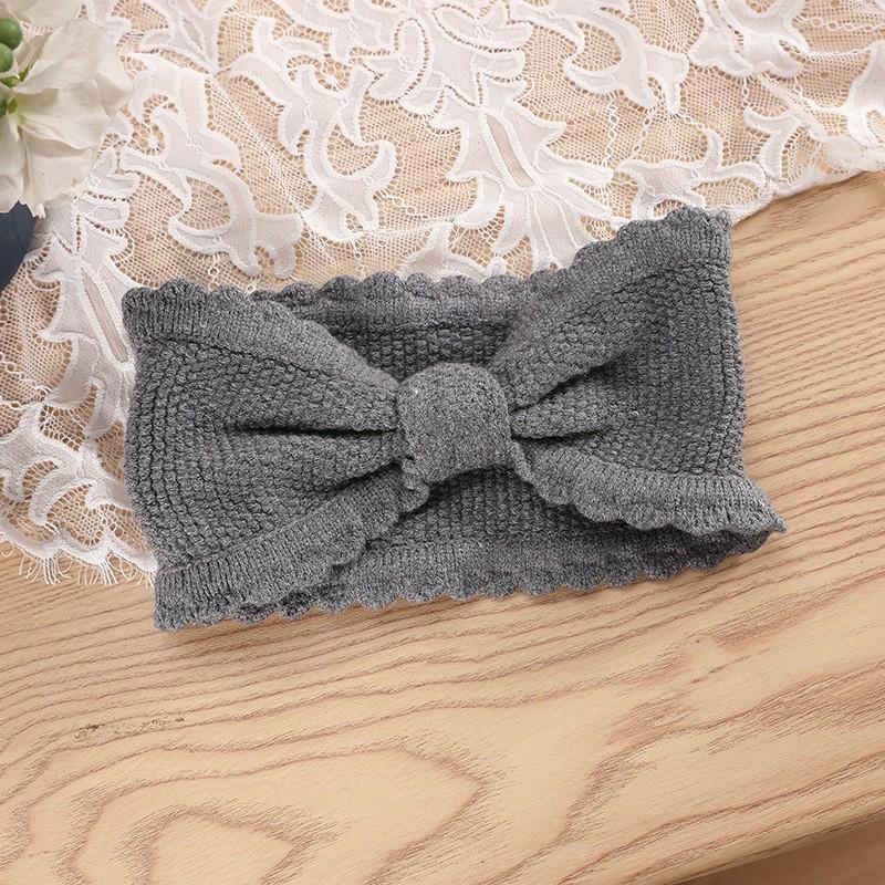 Knitted Wool Headband, Ear Protection, Headgear, Bow Headgear, Elastic Lace Warm Autumn And Winter Headband