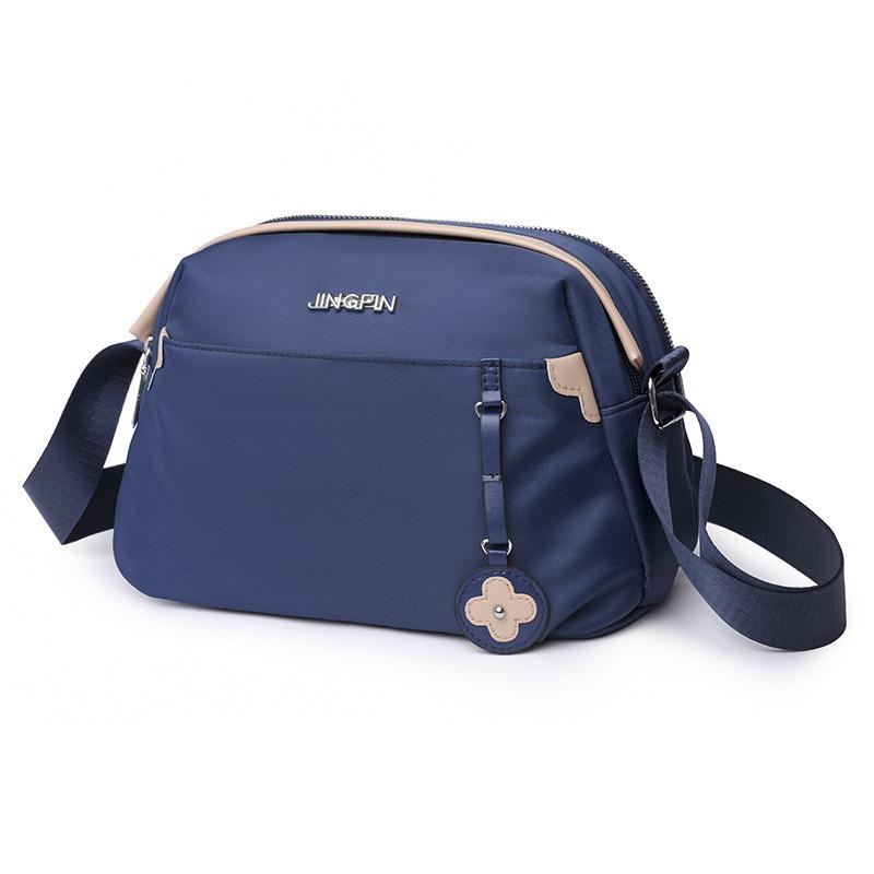 Nylon Oxford Cloth Shoulder Satchel New Women's Bag Large Capacity Casual Simple Messenger Bag Lightweight Small Square Bag