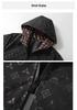 European High-End Jacquard Hooded Streetwear Jacket - Men's Trendy Fashion for Spring/Autumn 2024