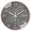12-Inch 30Cm Wall Clock Living Room Simple Modern Creative Clock Bedroom Home Internet Celebrity Wall Clock Watch