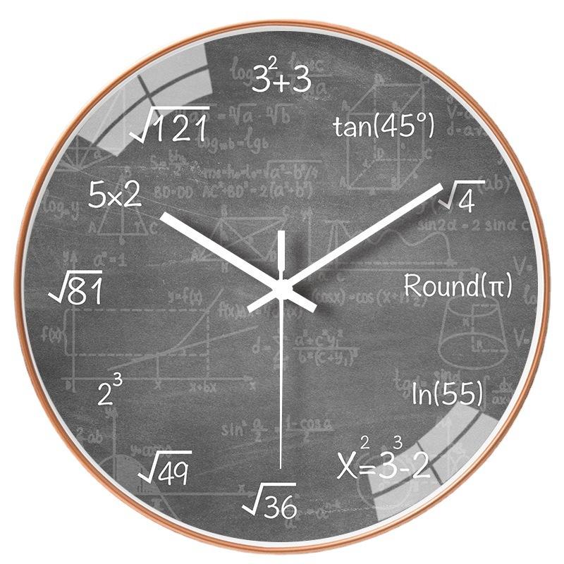 12-Inch 30Cm Wall Clock Living Room Simple Modern Creative Clock Bedroom Home Internet Celebrity Wall Clock Watch