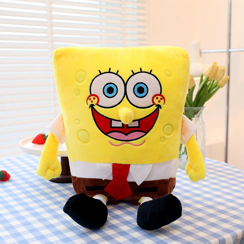 35cm SpongeBob Patrick Star Gary Squidward Plush Dolls Soft Stuffed Animals Christmas Birthday Gifts For Kids Boys Girls