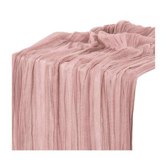 Table Flag Solid Color Pleated Design Bohemia Style Wedding Table Runner Special Events Wedding Decoration