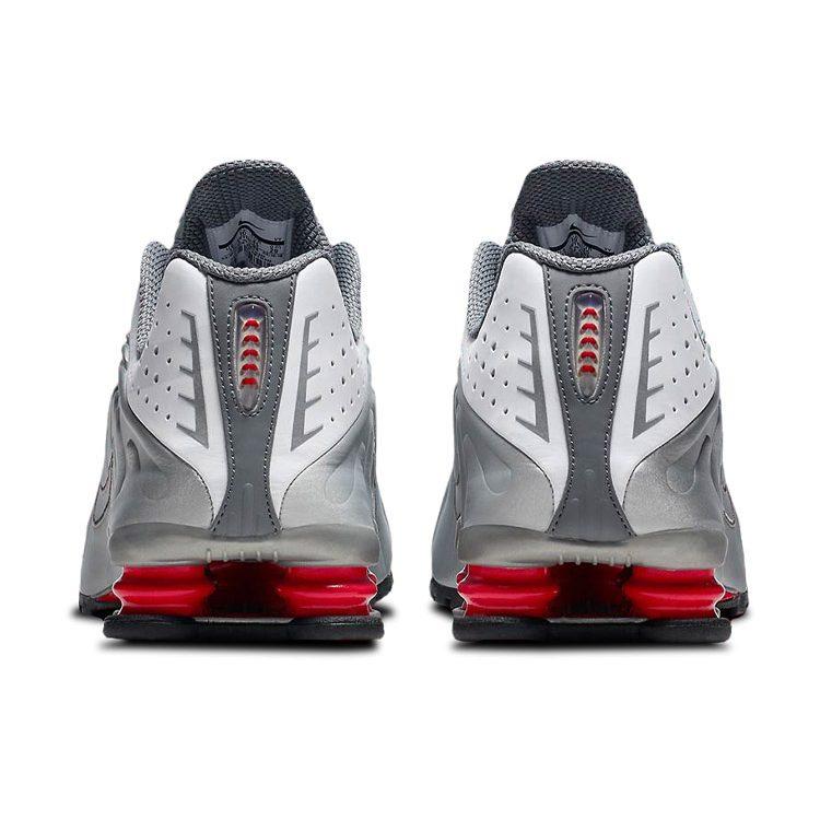 Nike Shox R4 Metallic Silver Comet Red 2018 BV1111-100