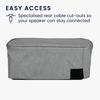 Kwmobile Dust Cover for Marshall Middleton Wireless - Protective Speaker Cover, Scratch-Resistant, Dust-Resistant, Gray