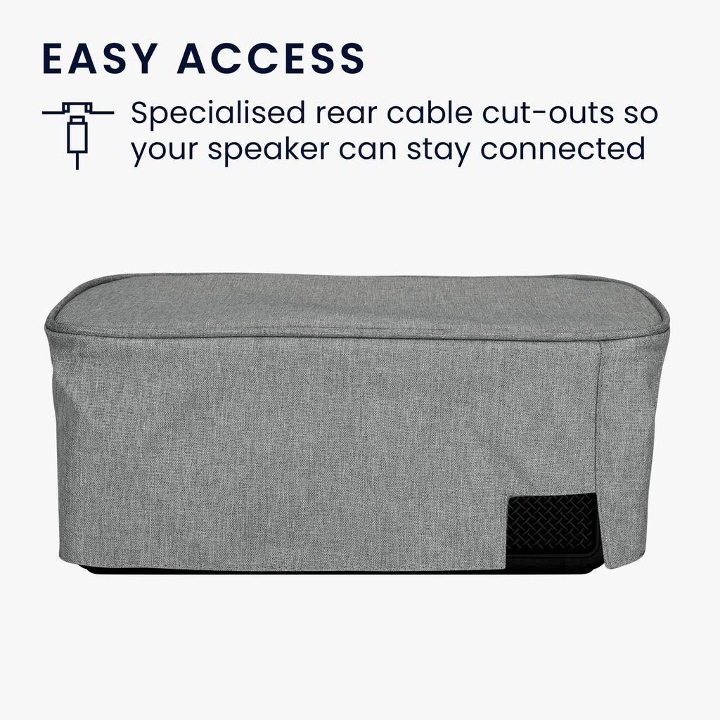 Kwmobile Dust Cover for Marshall Middleton Wireless - Protective Speaker Cover, Scratch-Resistant, Dust-Resistant, Gray
