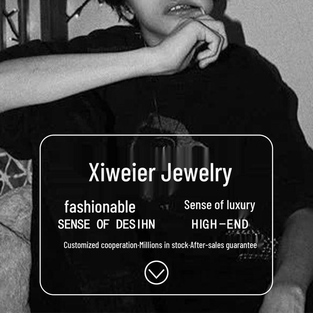 Cross-Border TK Shein Pendant: Punk Hip-Hop Gothic Dark Style Heavy Industry Necklace