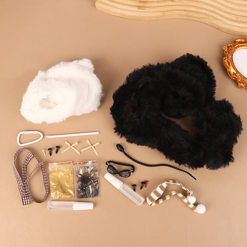 Kawaii Plush Kitten Pendant Handmade Diy Material Package Girls Children Toys Cute Hanging Gift