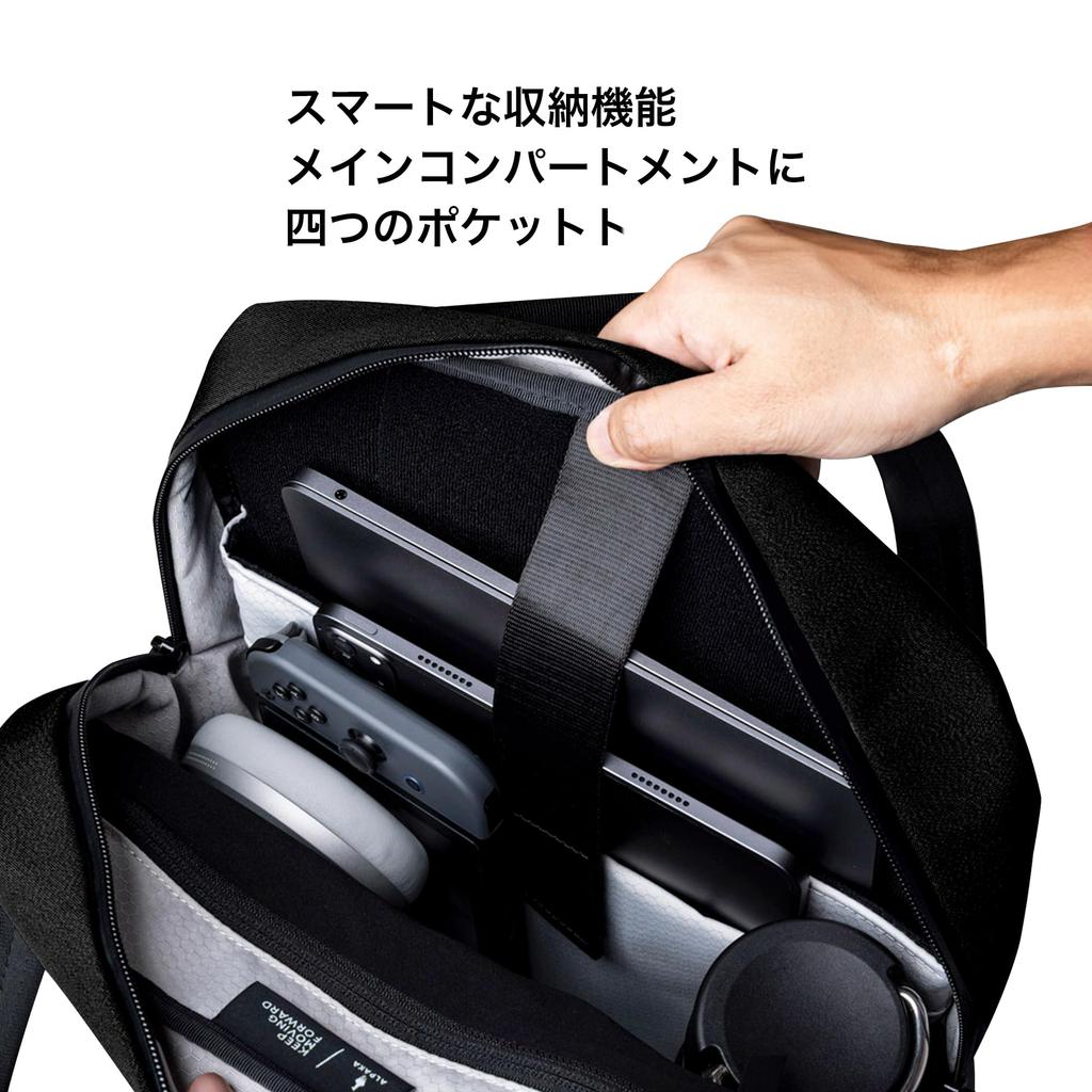ALPAKA Bravo Totepack 13L Backpack with Hidden Straps, Fits a 16-inch MacBook Pro and Tablet, Perfect for School, Everyday Use, Outdoor Activities,