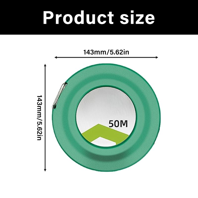 Upgrades Engineer Retractable Measuring Tape 20/30/50 Meter Strong Strength Steel Blade Strong ABS Housing for Job Site