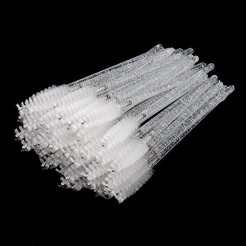 

50-Pack Disposable Crystal Spiral Eyelash & Eyebrow Brushes