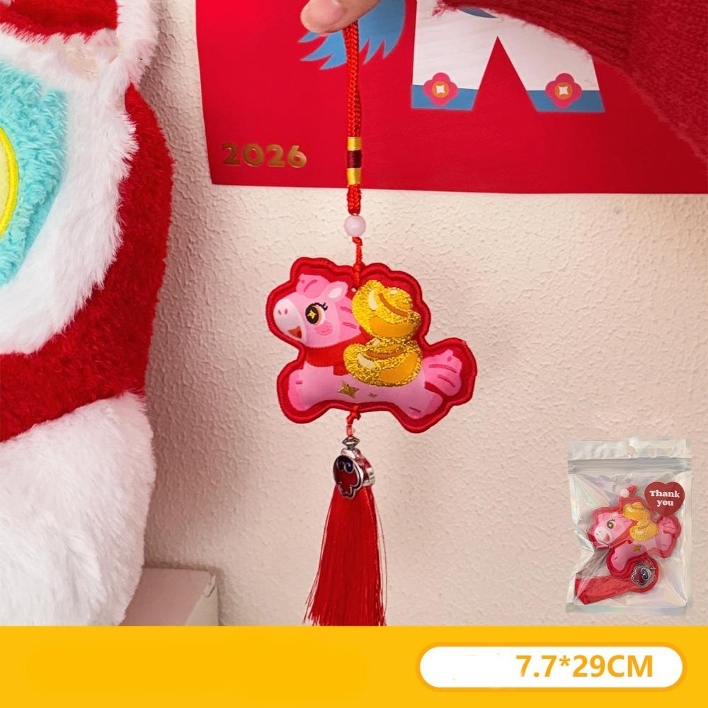 Chinese Style Pony Pendant Zodiac Mascot Horse Hanging Decoration National Wind Style