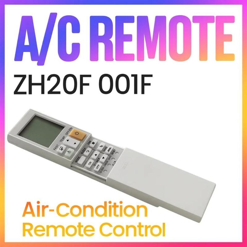 Air Conditioning Remote Control for ZH20F-001F Air Conditioner Directly Replacement Remote Controller Accessories