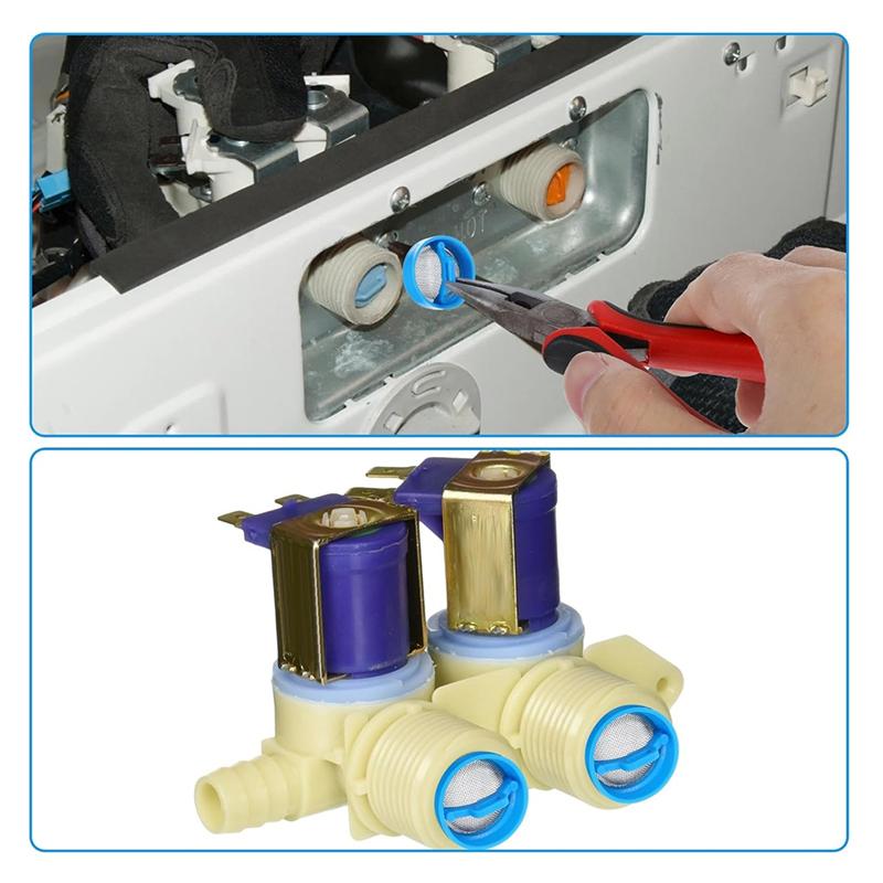 

20 Pcs Washing Machine Water Filter Washing Machine Hose Filter Screen Forautomatic Washing Machine Accessories синій