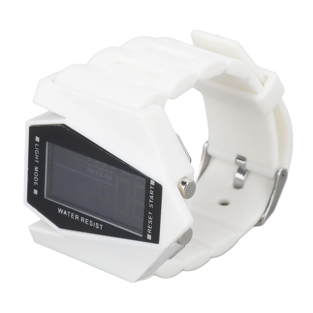 Sport Elektronisk Klokke Dato Vis Alarm Funksjon Flystil Vanntett LED Elektronisk Klokke