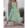 New Women'S Clothing Daily Temperament Elegant Casual Pure Desire Sexy Printed Jumpsuit Long Skirt Light Dress High-End Party Dress