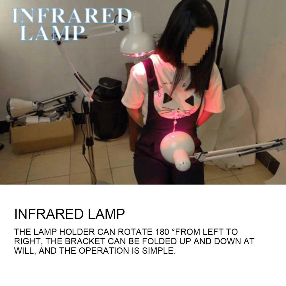 Infrared Heating Therapy Lamp Hot Compress Physiotherapy Instrument Light (EU Plug 220V)