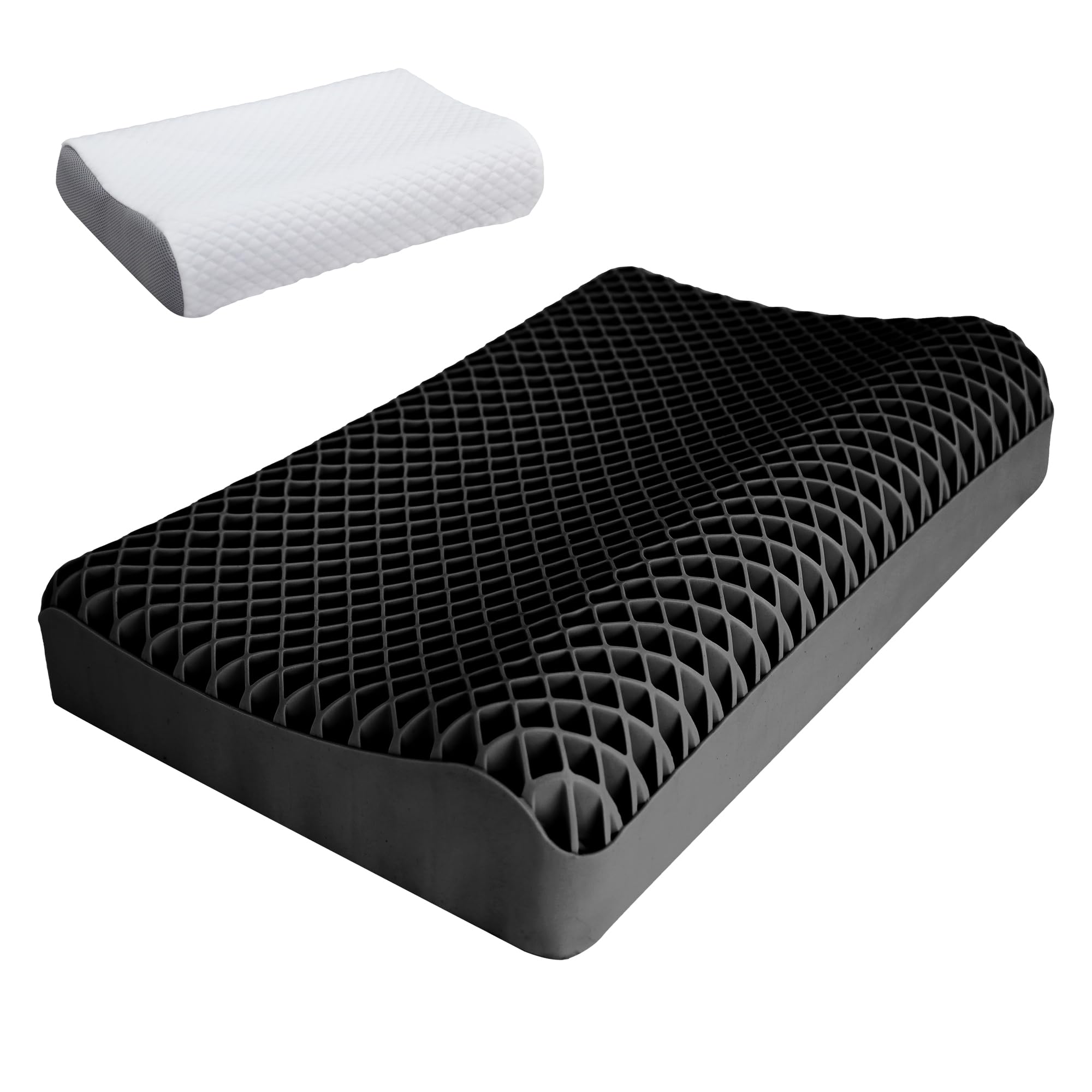 

Loom Memory Foam Pillow, High Resilience, Washable, TPE Material, Adjustable Height, with Cover, Perfect Gift for Father s Day, Christmas, Marine