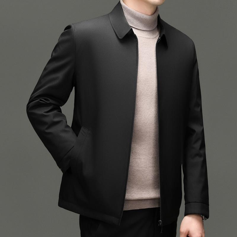 2025 Men's Winter Lapel Down Jacket - High-End, Trendy, Casual Outerwear