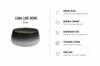LUNA LINE CERAMIC BOWL 12 CM ELEGANT DESIGN