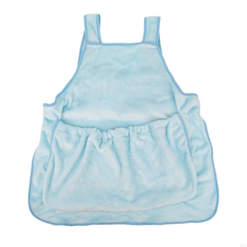 Fleece Lined Cats Petting Aprons with Warm Fleece Lining and Regulable Straps for Enhances Comfortable In Cold Weather HX6C