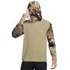 Men's Shirt With Mask Lightweight Long Sleeve Hooded Hiking Fishing Performance