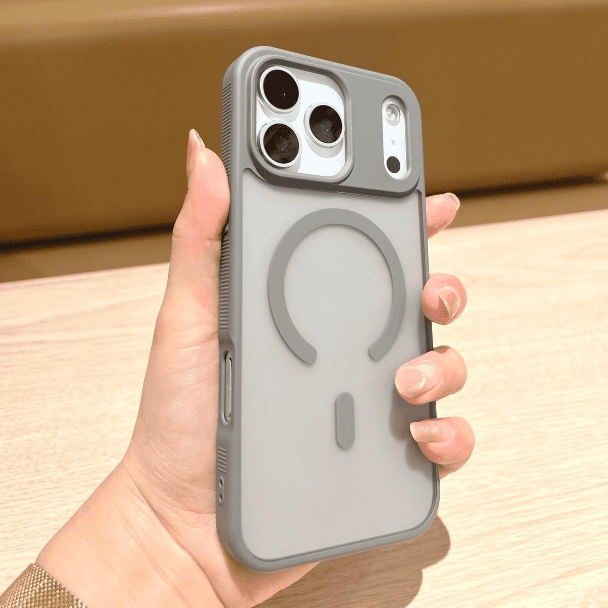 

Luxury Shockproof Bumper For Magsafe Case for iPhone 17 Air 16 15 14 Plus 13 12 11 Pro Max Clear Magnetic Armor Matte Back Cover For iPhone 17 Pro