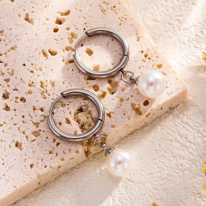 Early Spring Japanese-Korean Luxury Water Drop Pearl Earrings - Trendy High-End Style for Girls (2026)