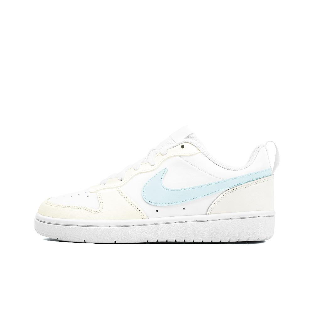 

Nike Court Borough Slip Resistant Abrasion Resistant Low top Skateboard Shoes Women s Blue Beige White BQ5448-100(Team746-) 35.5