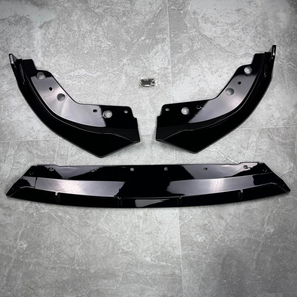 Front Bumper Splitter Lip Spoiler Diffuser Guard Body Kit Cover For BMW 3 Series G20 G21 318i 320i 320e 330i M340i LCI 2022-2025
