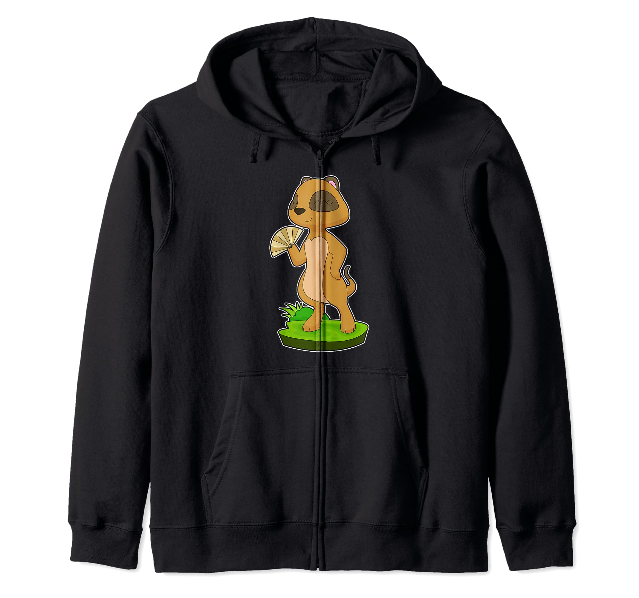

Meerkat Fan Zip Hoodie чорний