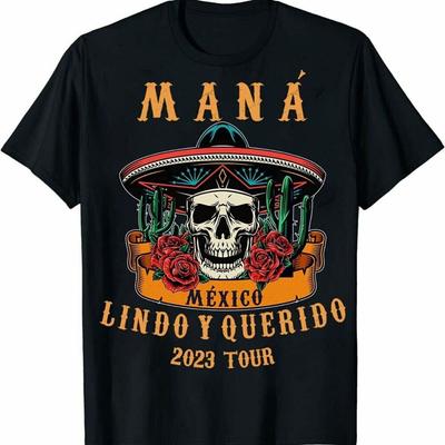 Mana Tour 2023 Mexico Lindo Querido Mana Band Music Event Tee Unisex T-shirt
