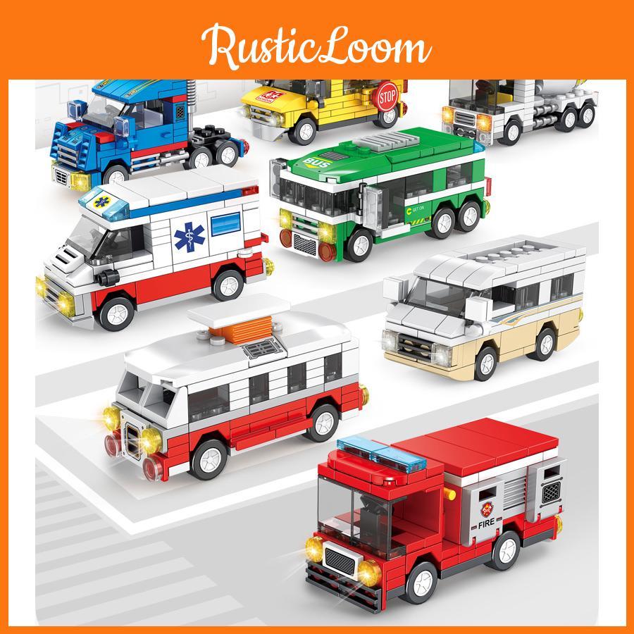 Brand New Compatible Building Blocks For Lego City Vehicles Perfect For Boys' Gift