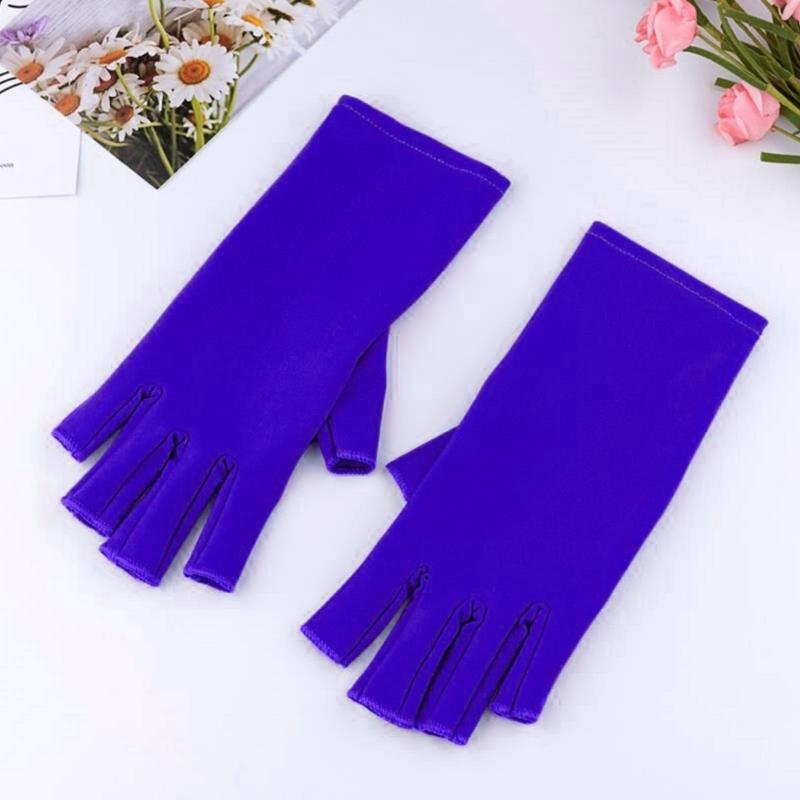 Gloves For Gel Nail Lamp Shield Gloves For Gel Manicure Fingerless Glove Nail for Protection Radiation