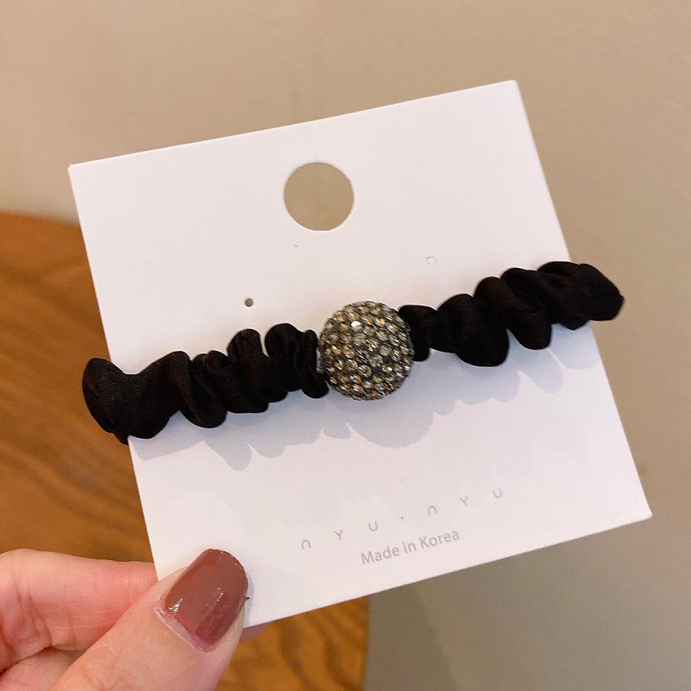 Leopardenmuster Strass-Haargummis: Luxuriöse Haargummis für Damen