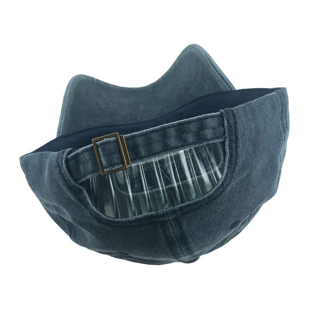 Unisex Baseball Cap Washed Retro Cloth Patched Design Fashion Casquette Letter Embroidery Hat