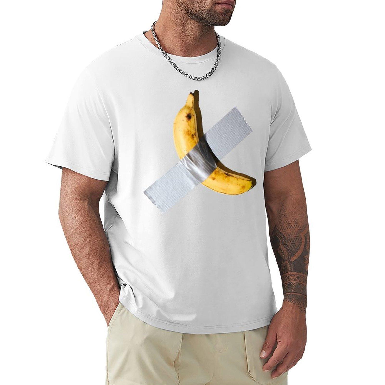 Best Quality Banana Duct Tape Art 120k Tshirt Construction Work Tee Shirt S