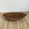 Hand-Woven Food Plate Vintage Wicker Basket Durable Bread Tray