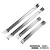 4pcs Door Sill Protector Scratch Protection Stainless Steel Door Sill Scuff Plate Trim Sticker Strip