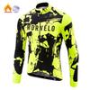 Winter Thermal Fleece Long Sleeve Cycling Jersey Set Bib Pants Ropa Ciclismo Bicycle Clothing MTB Bike Men Pro Team Suit