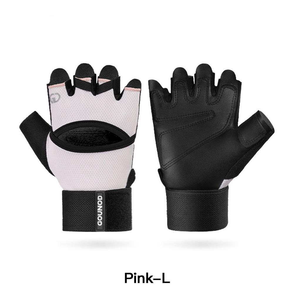 Wear-resistant Shock-absorbing Gloves 1Pair Half Finger Sports Gloves For Outdoor Cycling Weightlifting Rock Climbing