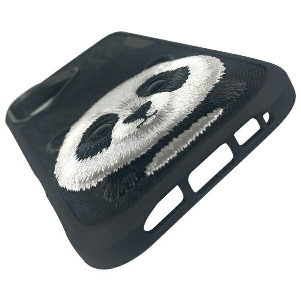 Etui do iPhone 16 Nimmy Big Eyed Pet 2.0 Panda Czarne