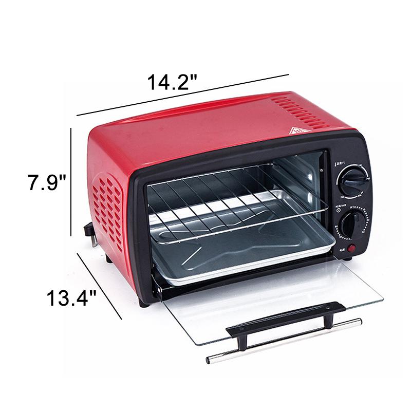 12L 220V Mini Oven Household Multifunctional Electric Oven Intelligent Timing Kitchen Baking Toaster Grilled Chicken Wings 900W