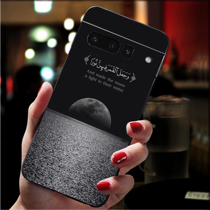 

Phone Case For Google Pixel 10 Pro XL 9 Pro XL 9A 8 7 6 Pro Pixel 8A 7A 6A Pixel 8 7 6 5 Arabic quran islamic muslim Allah Pixel 9 Pro XL