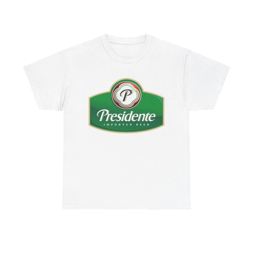 Presidente Beer Logo Shirt Retro Poster Unisex Heavy Cotton Tee Unisex T-Shirt XXXL