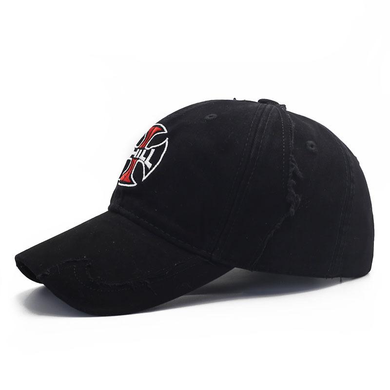 American retro recreational locomotive street fashion baseball hat men's cross trend sunshade cap women