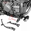 Motorcycle Black Forward Control Foot Peg Kits Footpegs Foot Rest Adjustable Set Fit For Honda REBEL CMX 1100 DCT 2021-2024