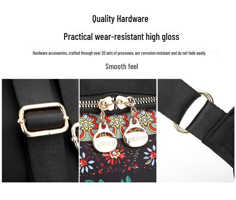 Women's Oxford Cloth Casual Fashion Print Travel Backpack - 2025 Trend